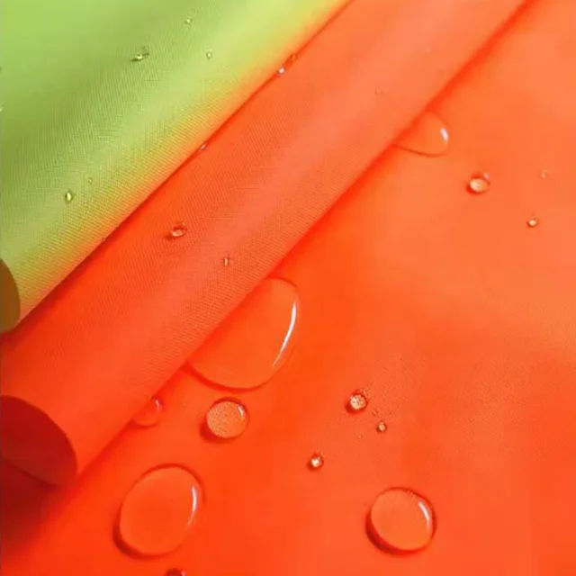 150D PU Coated WR Fluorescence Oxford Fabric for Tent Material