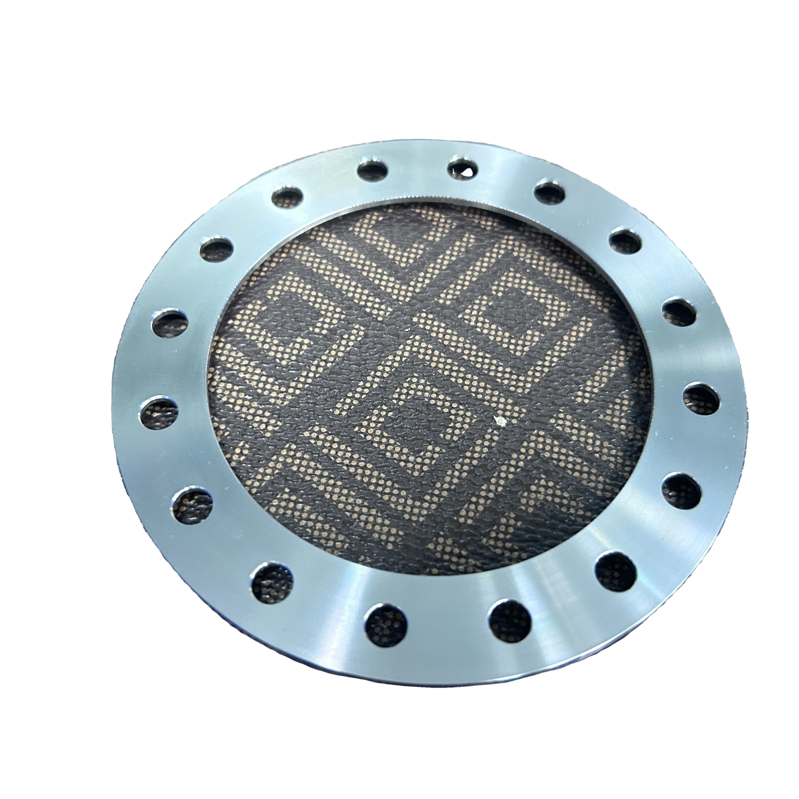 Customized 304 stainless steel flat pad with perforated flange gasket Laser cutting machine manufacturing  metal parts