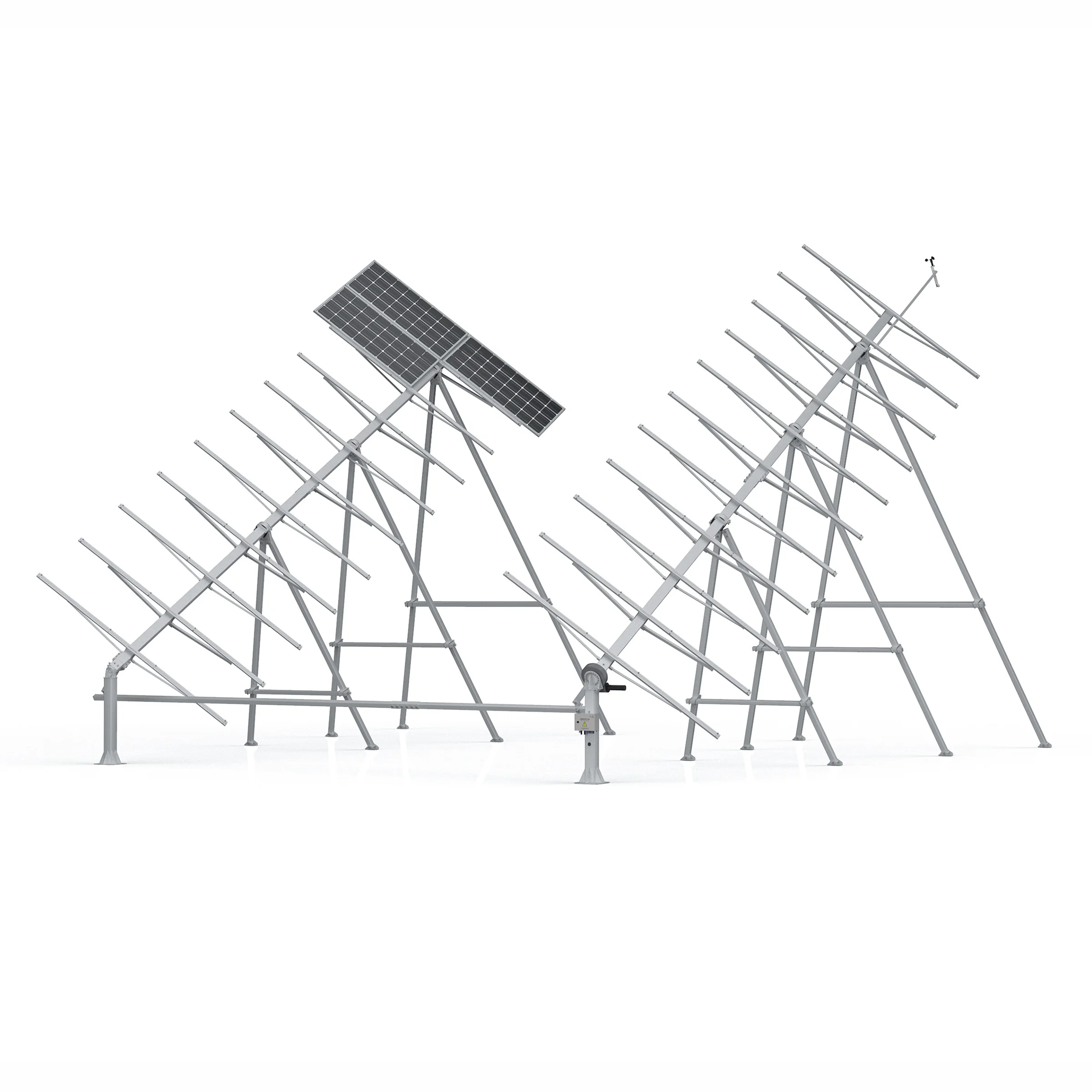 20kw HYX30-2-40PV-78-ML-SD Solar tracker 1 axis single axis solar sun tracker single axis solar photovoltaic tracking
