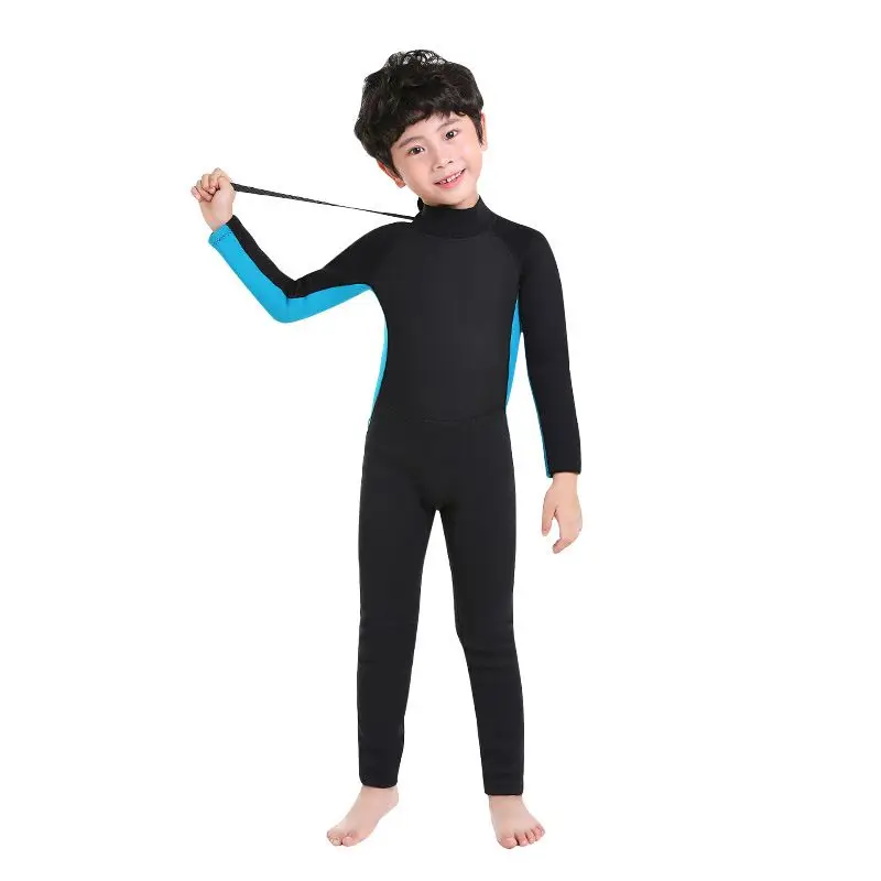 Sea surfing swimming sun protection customized 1.5mm 2.5mm freestyle swimsuit beach children boys girls long diving suit