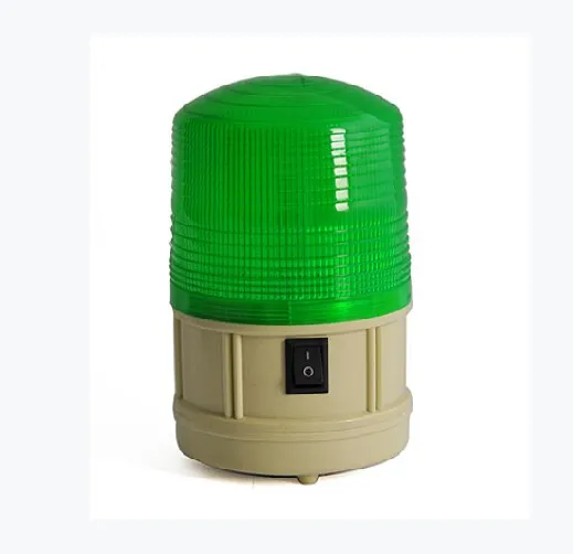 Magnetic dry battery powered LED strobe beacon blinker flashing lights