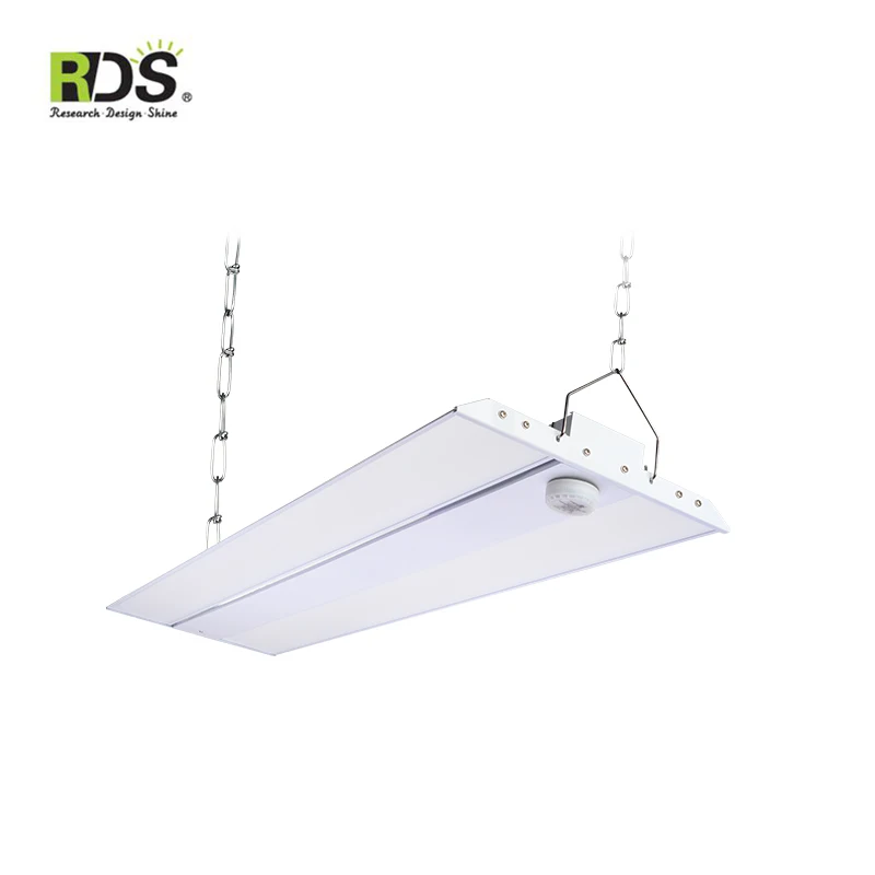 ETL CETL 5.0 DLC 135LM Sensor Industrial 2X4 220W Commercial LED Linear HighBay Light Fixture