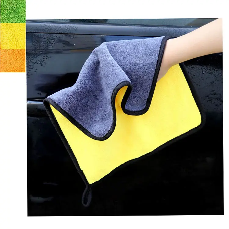 Coral Fleece Wash Microfiber Cloth Car Cleaning Microfiber Towel Car Drying Absorbent Towel