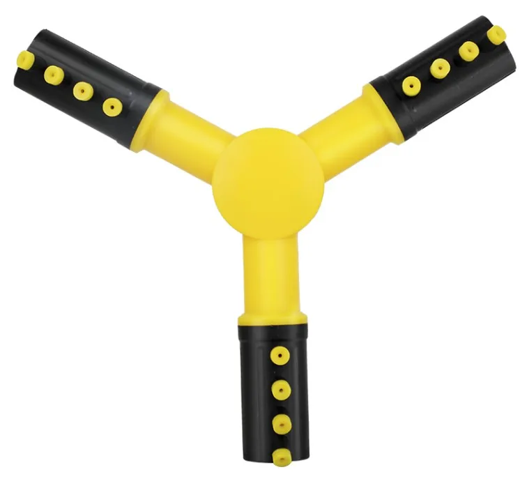 Plastic 360 Automatic Rotary Irrigation Sprinkler Garden Water Sprinkler With Stable Spike