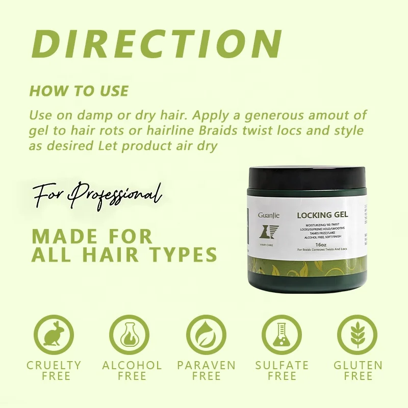 Firm braid wax hair Strong Hold Styling Edge Wholesale Neat Braid Conditioning no white custom logo Hair Gel No Flake