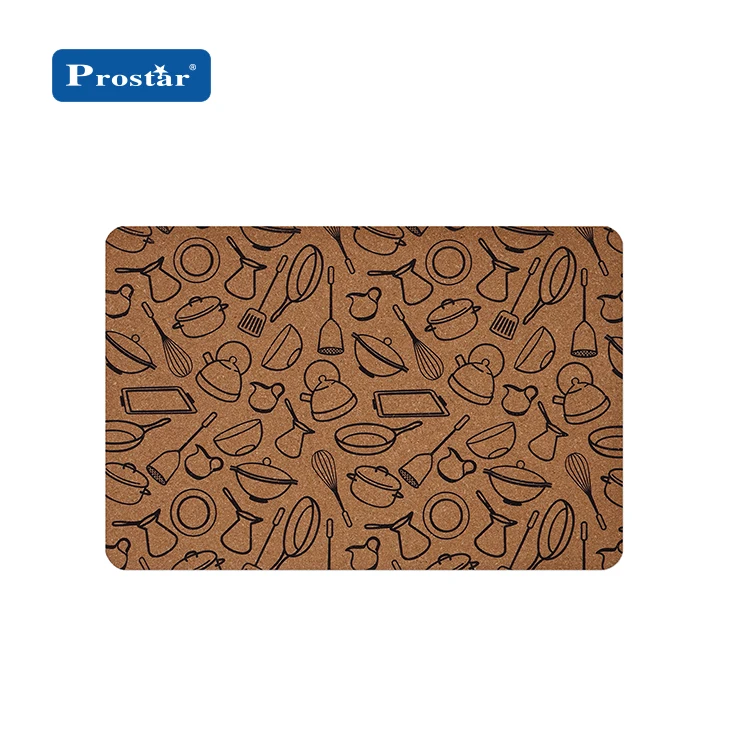 2024 NEW tableware cork placemat printing customer design table mat