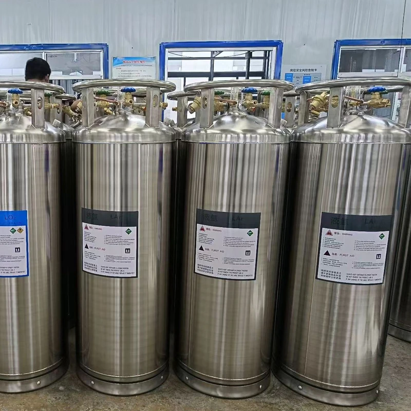 Liquid Nitrogen Dewar Tank Liquid Co2 Cylinder DPL 175L Liquid Nitrogen TPED/DOT/GOST Liquid Tank Container Steel High
