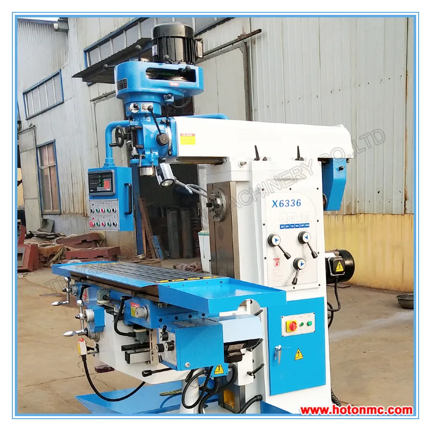 Universal knee type vertical turret milling machine XL6336