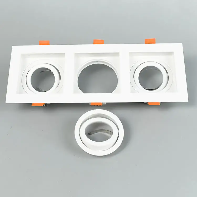 Тонкий светодиодный встраиваемый потолочный светильник двойной прямоугольный Кухонные светильники