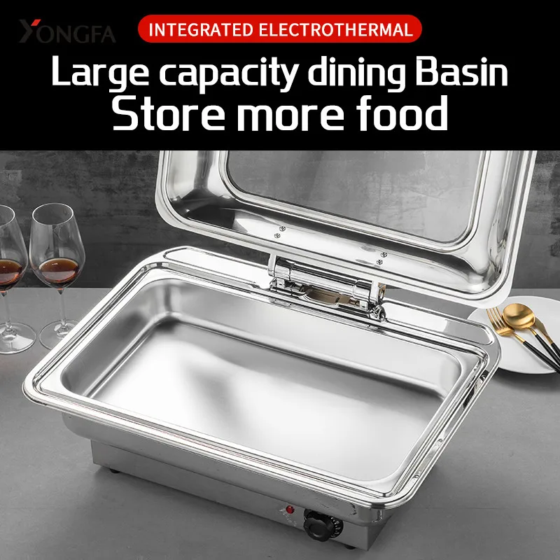  Quality Approved Stainless Steel Alcohol Heated Food Warmer Chafing Dish Catering