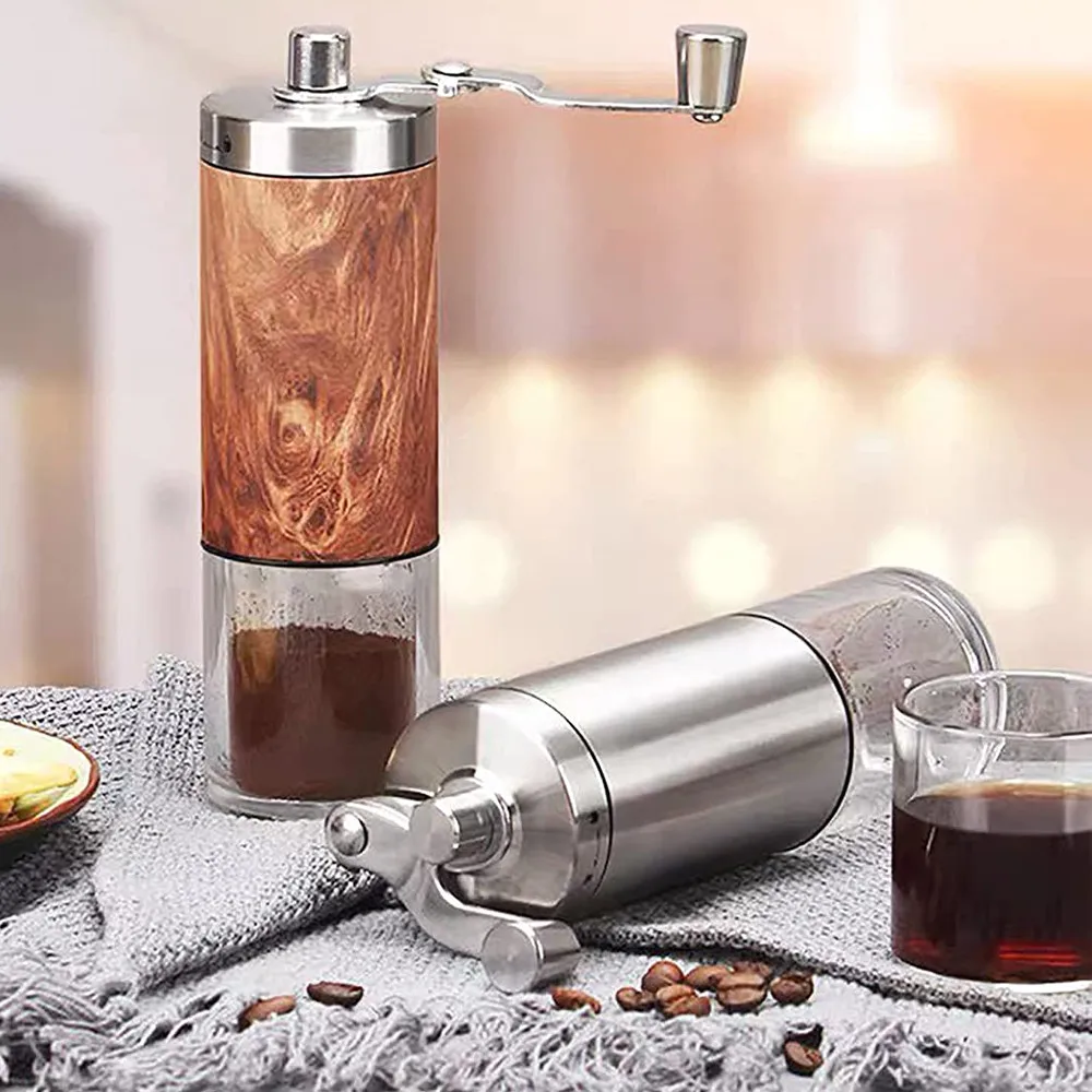 Portable Manual Hand Coffee Grinder with Adjustable Settings