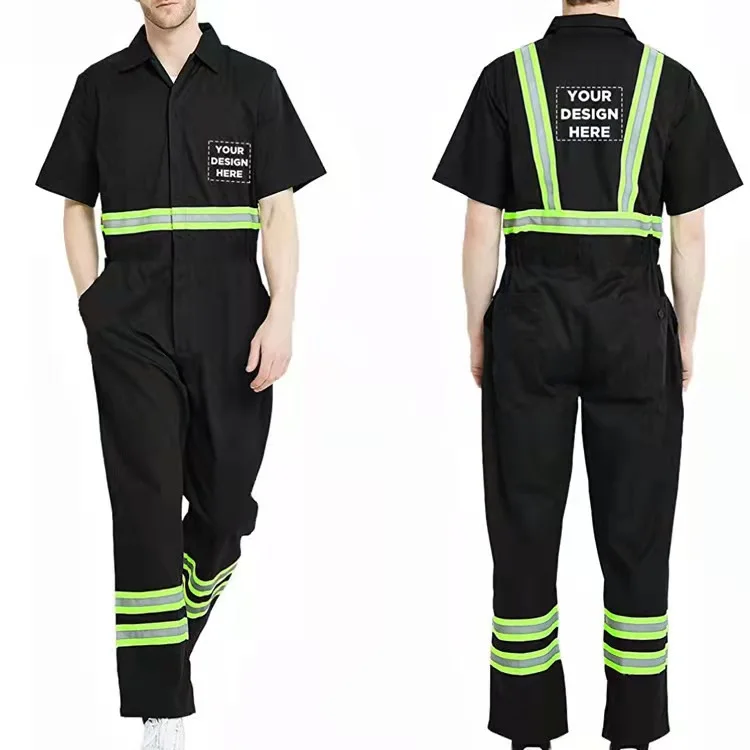 Manufacturers supply flame retardant overalls industrial overalls uniform welders reflective cotton material embossing