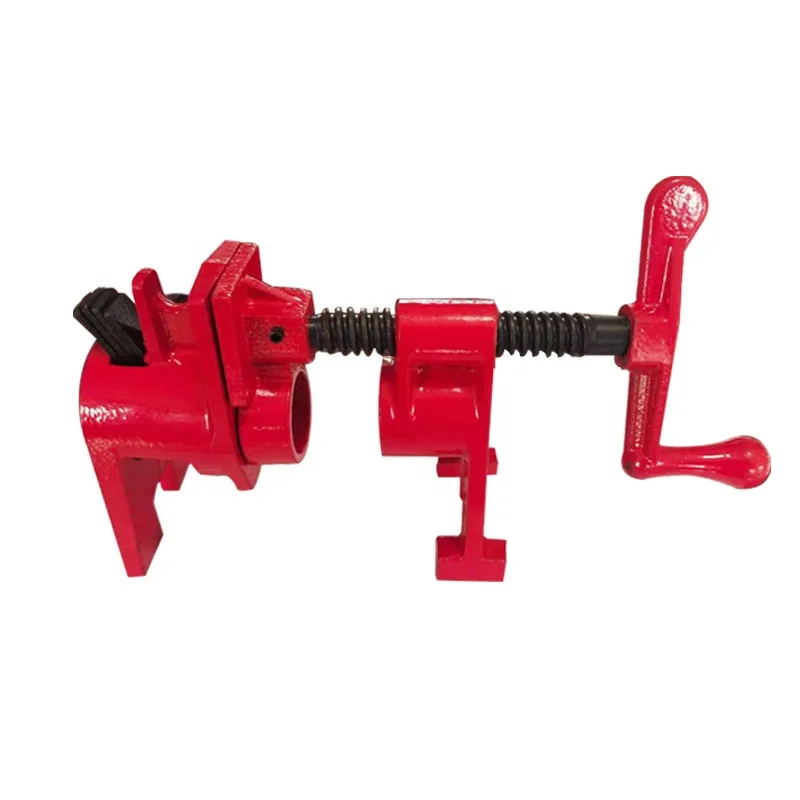 3/4 Inch Heavy Malleable Steel Wood Working Pipe Clamps Red for Connection OEM Customized Support