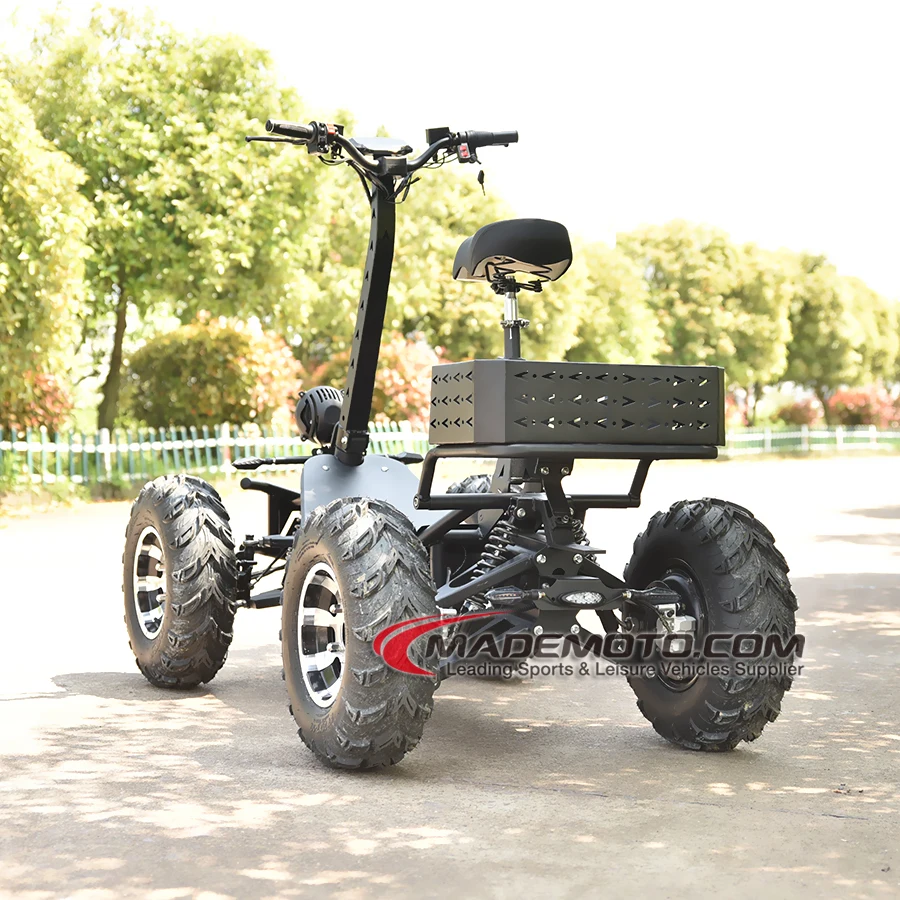 Quad Bike Mademoto 1200 Вт Электрический дрейф перевернутый трехколесный Atv три Wh 8000w 4 Wheeler