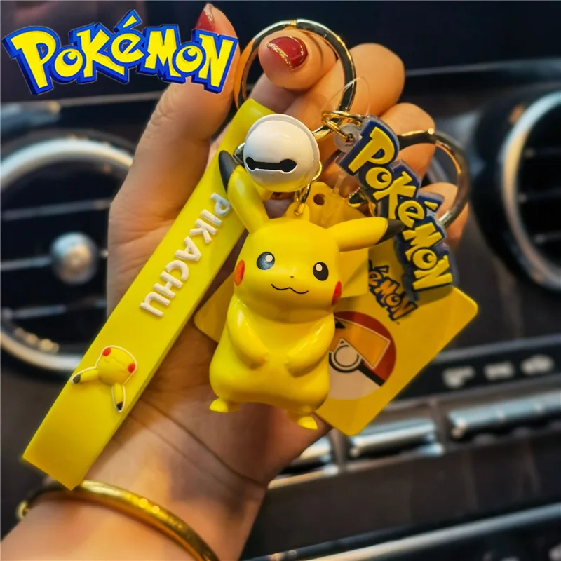Pokemon брелок Pikachu Squirtle оптом аксессуары для кукол аниме милые мужские и женские рюкзак кулон украшения