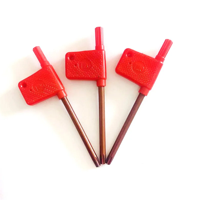 Хорошее качество S2 красный флаг torx ключ T6 T7 T8 T9 T10 T15 T20