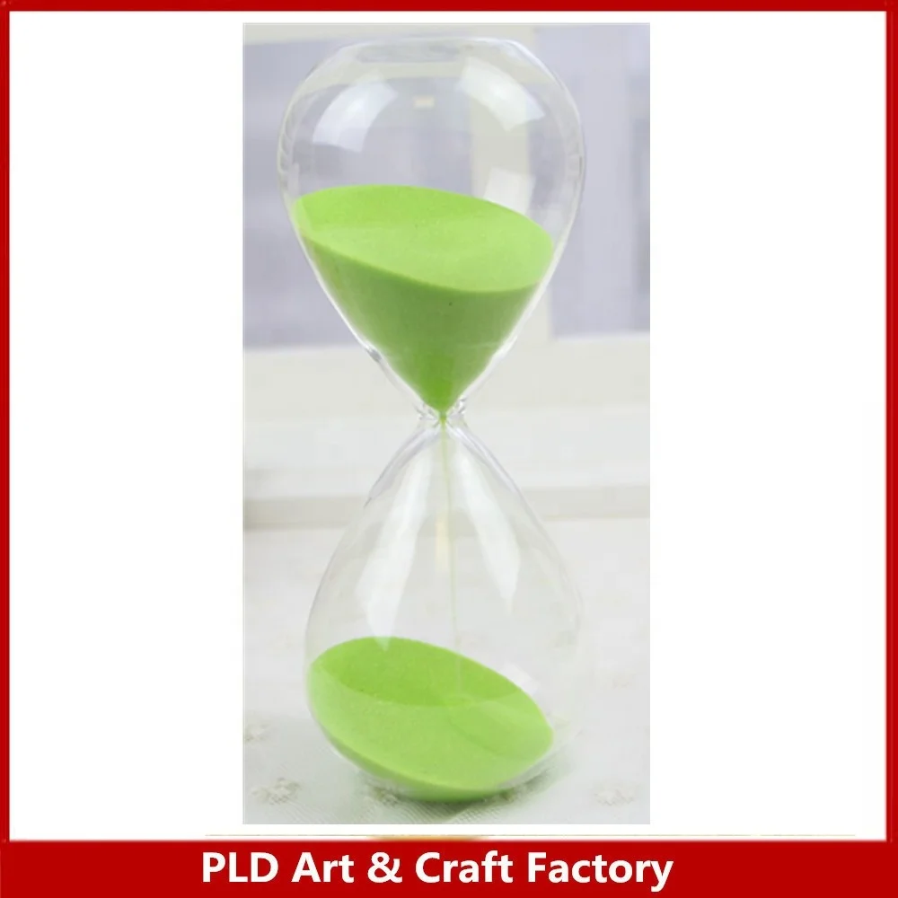 custom glass sand timer 5 minutes 3 minutes hourglass