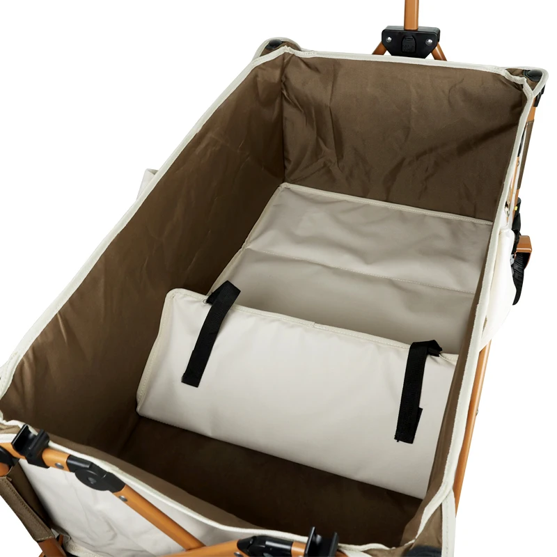 2022 Camping Outdoor Collapsible Beach Wagon Cart Trolley Utility Folding Camping Wagon Trolleys Hand Carts wagon for kids