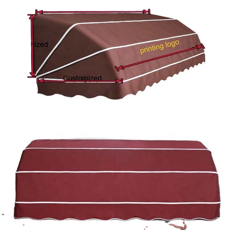 Коммерческие наружные ветрозащитные и непромокаемые тенты для окон и дверей