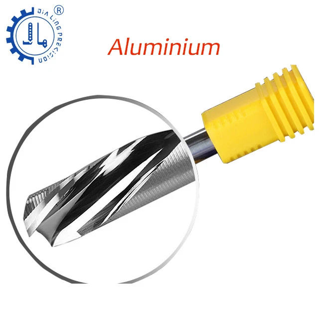Single Flute End Mill Acp Sheet Cutting Bit 1 Flute Aluminum Milling Cutter End Mill Single Flute End Mill For Aluminum