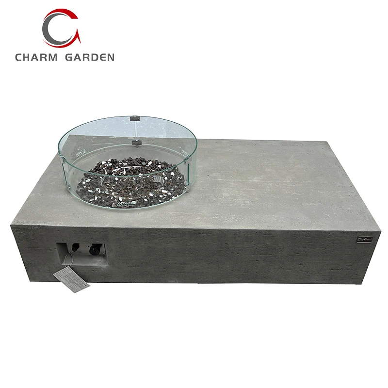 Fire Resistant Cement Gas Logs Fireplace Concrete Fake Fire Wood Fashion Popular Accessories Safe Realistic Flame Effect