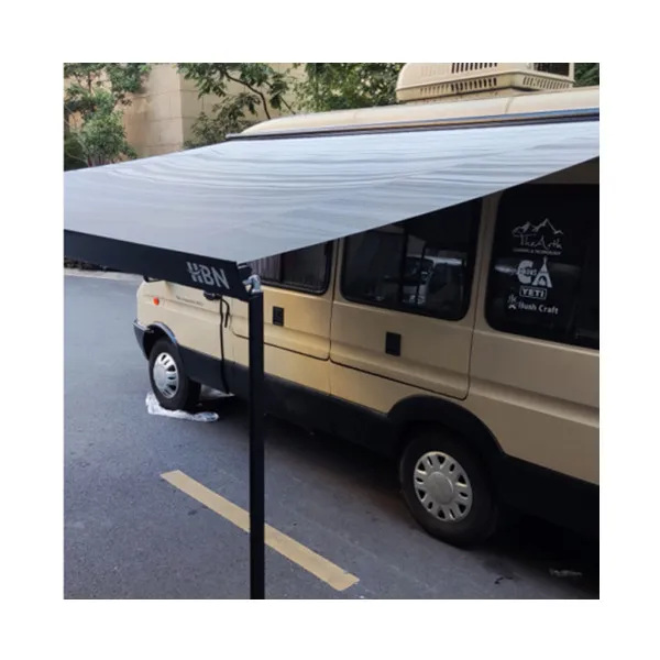 Manual Control RV Motorhome Camper Wall-Mounted Side Awnings Waterproof Accessories for Class C Motorhomes and RVs