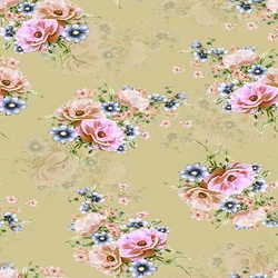 Customized 120gsm Dobby Georgette 100% Polyester Fashion Product Digital Prints Fabric For Dress