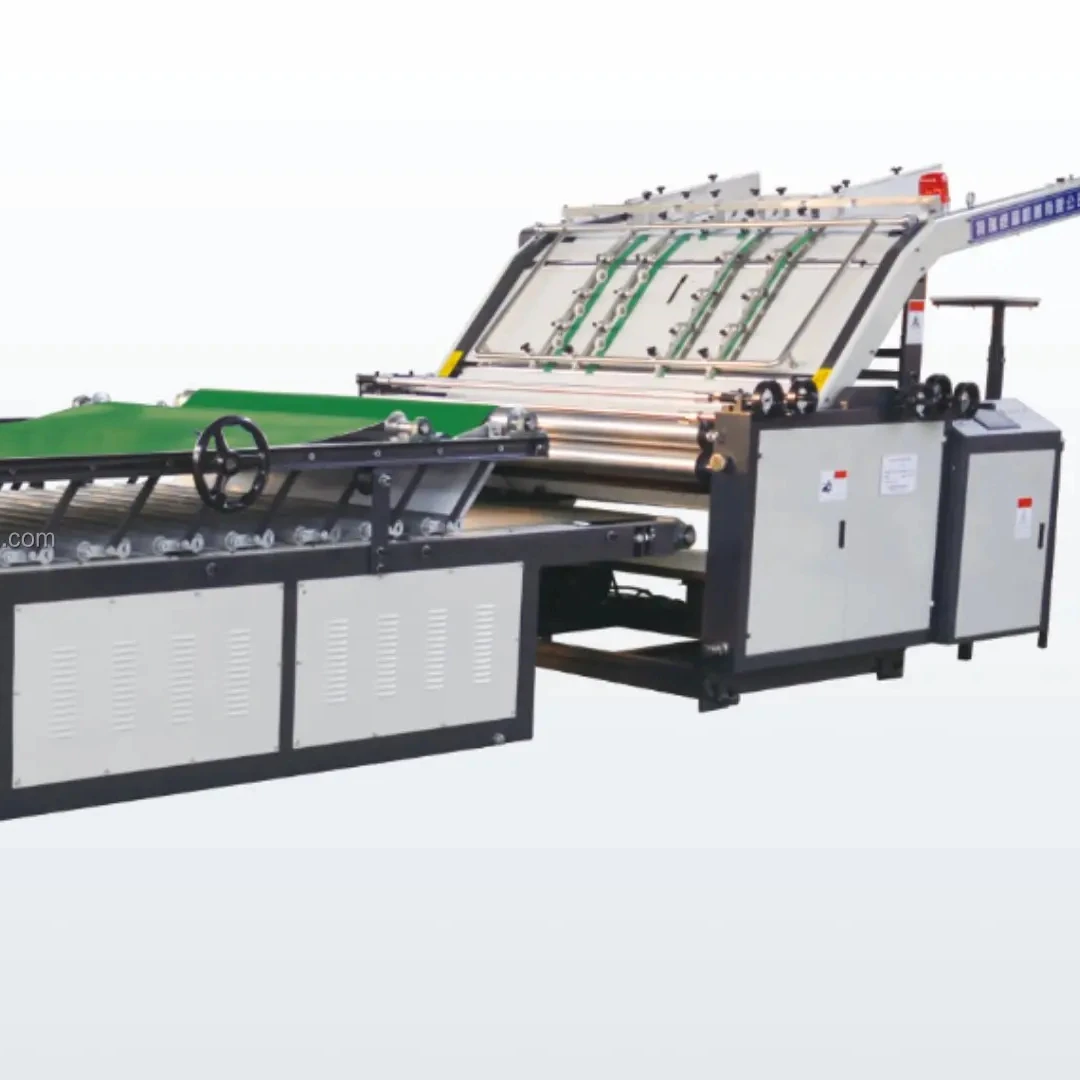 Semi automatic corrugated paper laminator corrugated cardboard laminating machine flute laminate machinery for sale