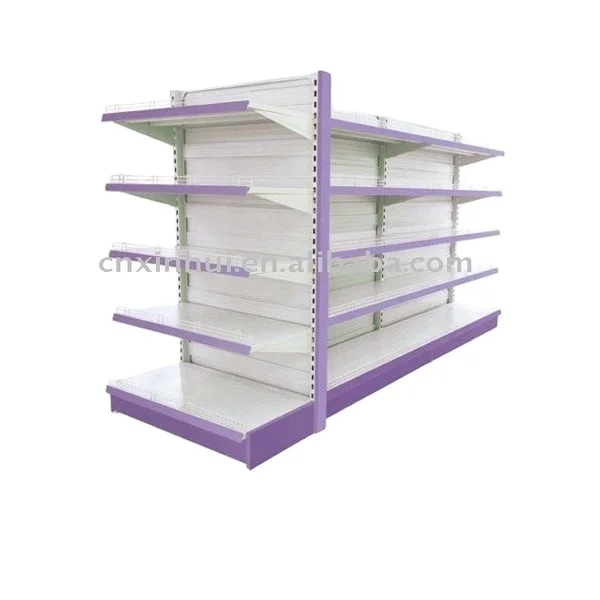 double side best selling gondola supermarket shelf