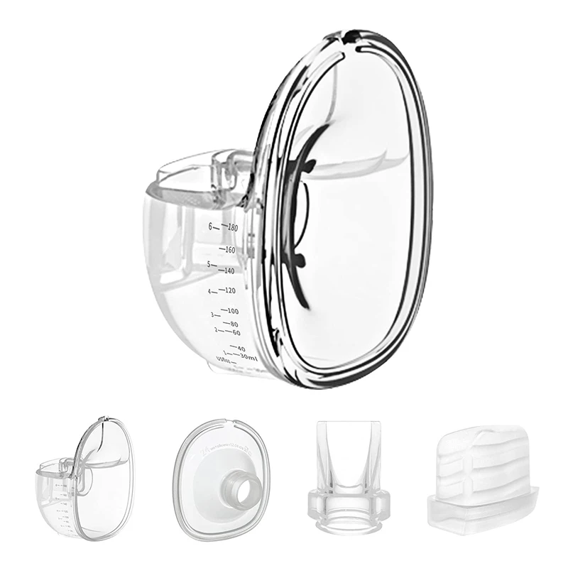 Wearable Breast Pump Replacement Parts Compatible with S18 S21 Duckbill Valve Silicone Diaphragm Flange Breast Pump Accessories