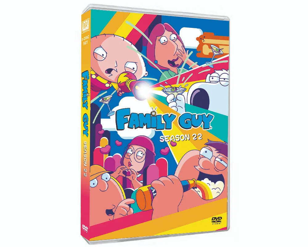 Family Guy Season 22 новейшие DVD фильмы с 3 дисками оптовая продажа лидер продаж Телесериалы бокс-сет CD мультфильм Blueray бесплатная доставка