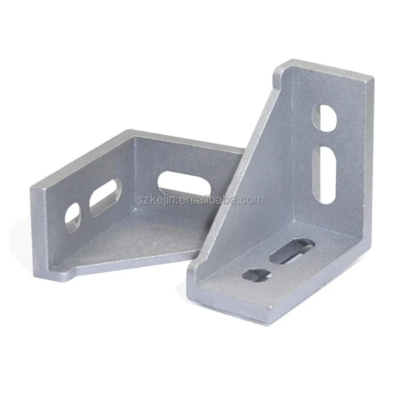 Aluminum L Shape Brace Corner Joint Right Angle Bracket