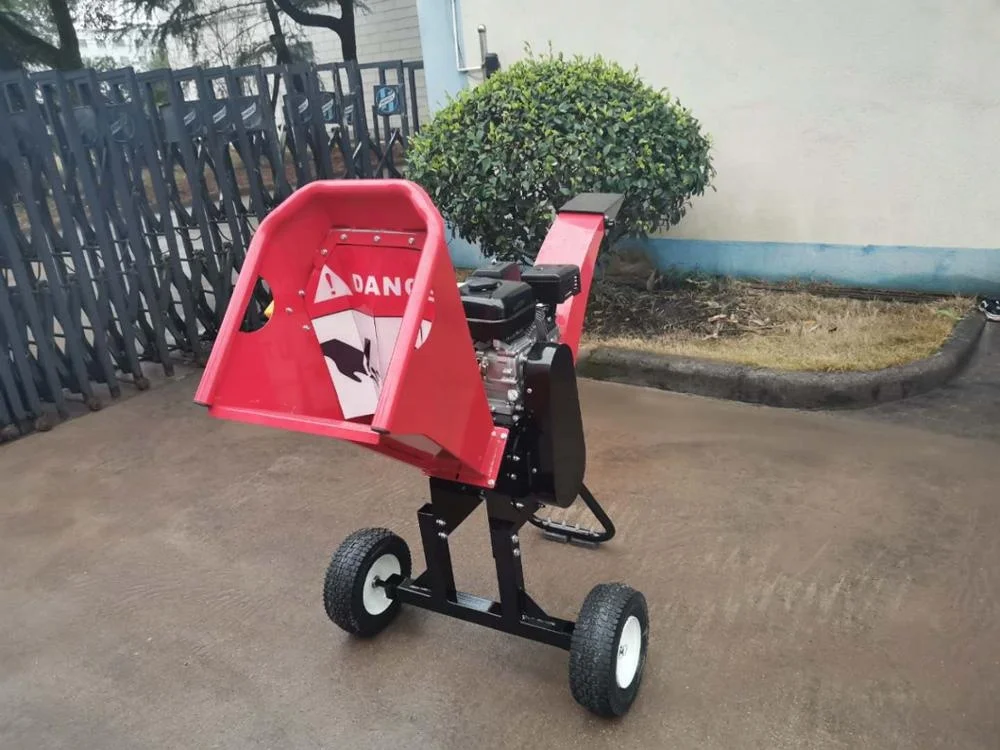 6.5HP 3 Inch Gasoline LIFAN Engine Wood Crusher Wood Chipper Shredder Machine CE