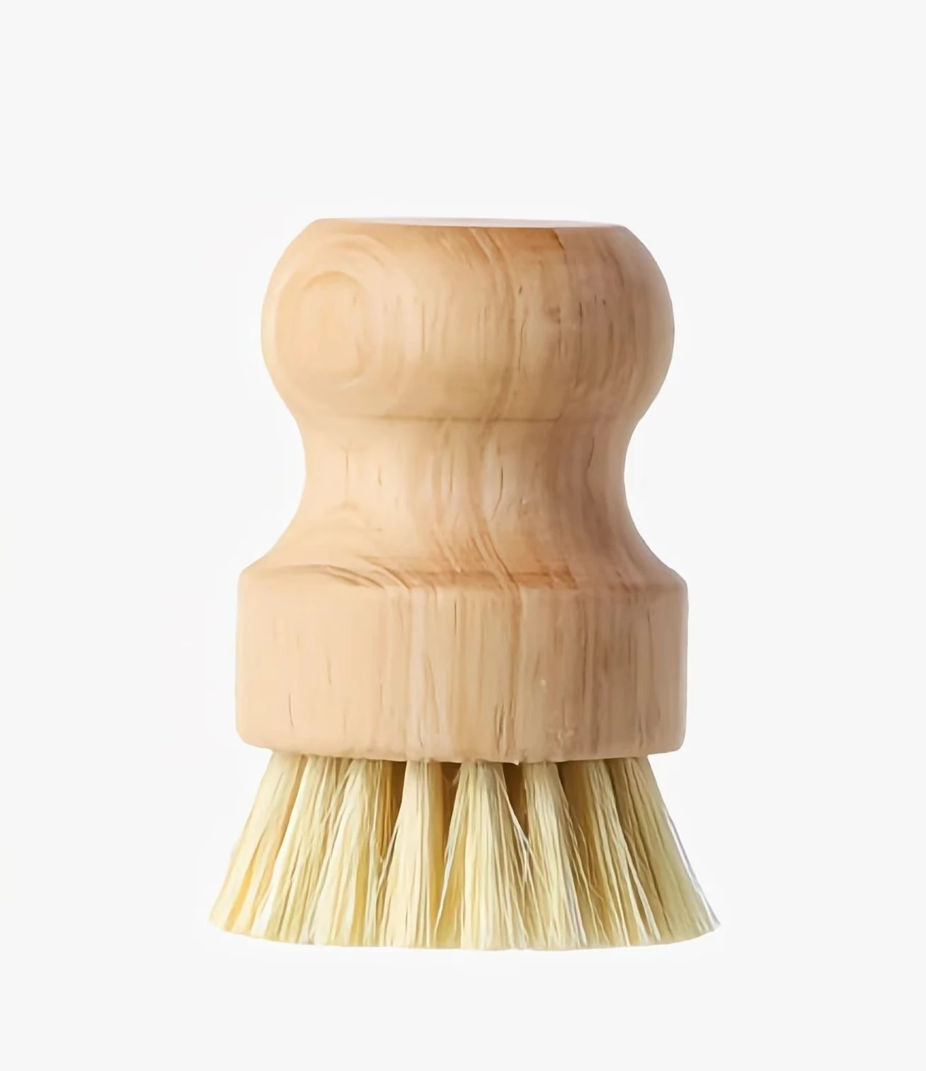 Wholesale natural scrub washing pot brush durable portable bamboo dish brush for kitchen