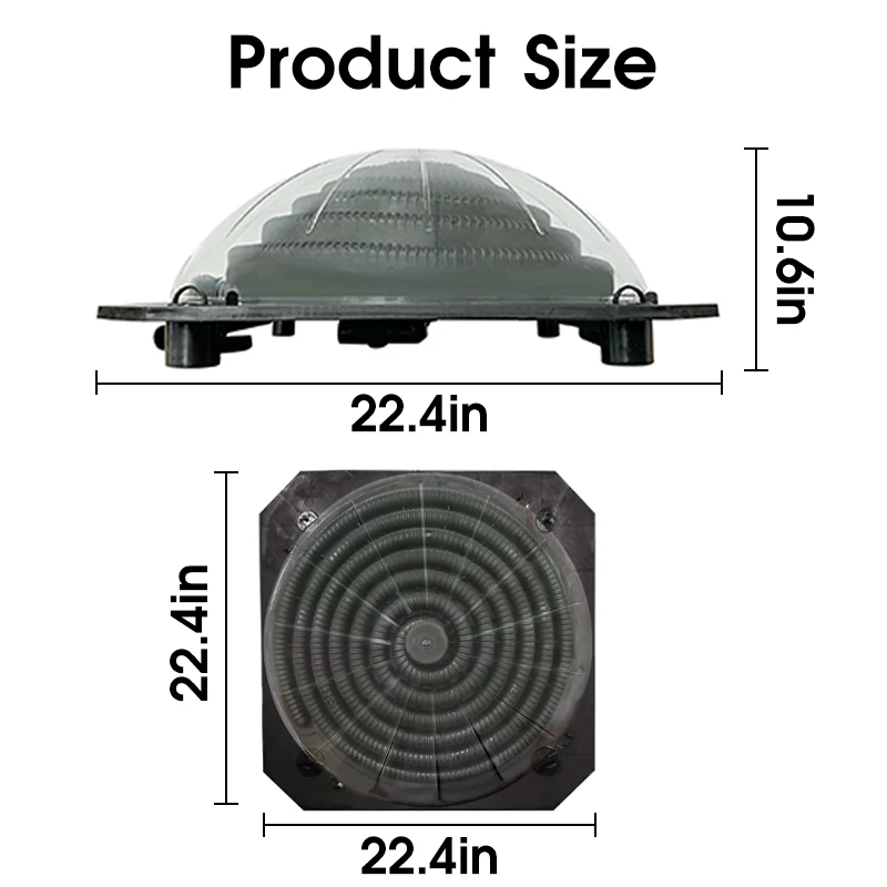 Portable mini solar pool heater controller outdoor spa pool water heater system for above ground swimming pool