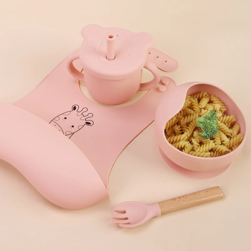 Silicone Baby Feeding Snack Bowls Set Food Grade Suction Bowl Baby Feeding Baby Silicone Bowl