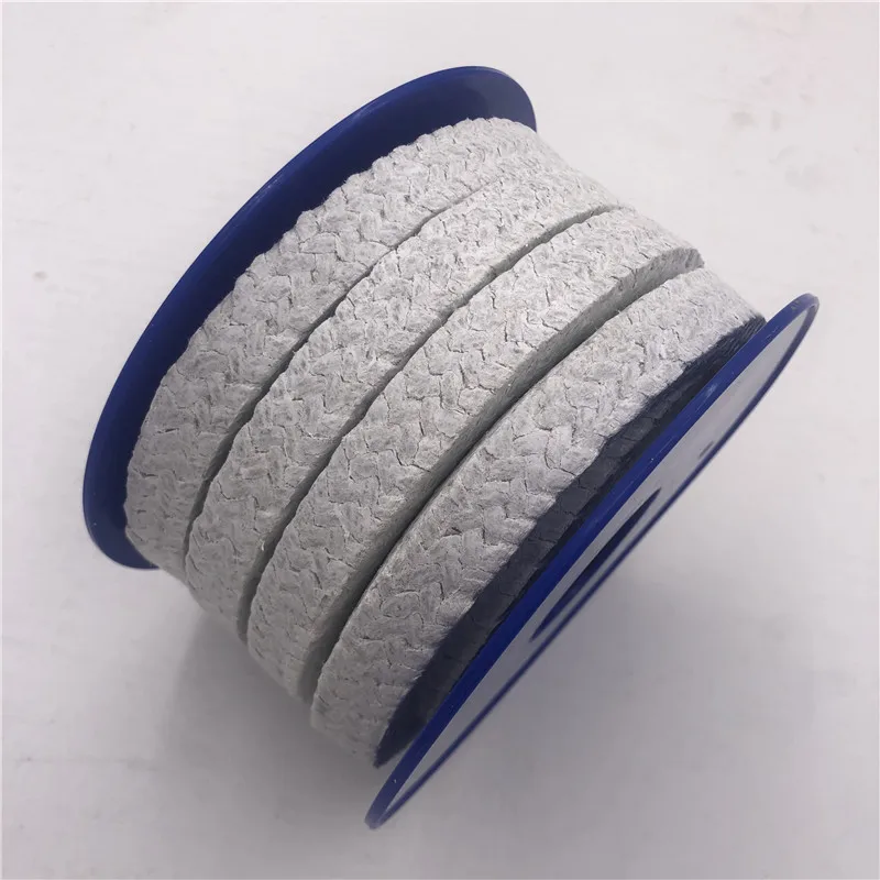 Sealing Strip Non Asbestos Pump Gland Packing GREY Pure Ptfe packing seals