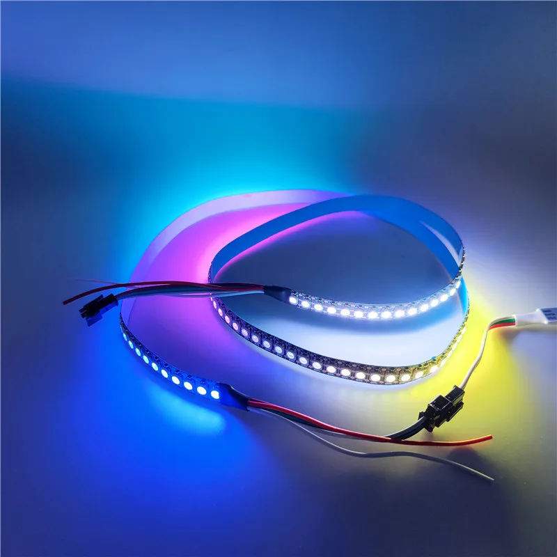 WS2812B LED Strip Light Individually Addressable Programmable 5050SMD Digital RGB Alloy Wire Flexible Dream Color 144LEDs/m DC5V