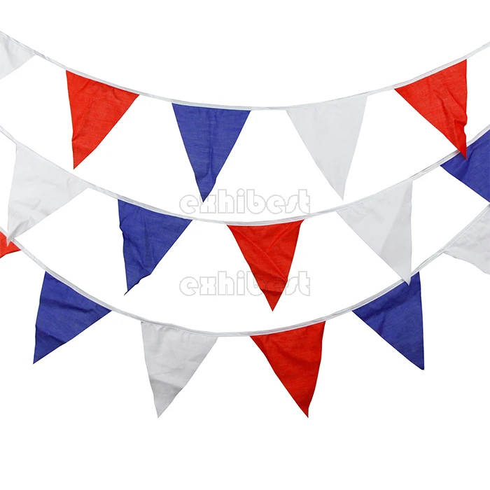 Double Side Triangle Pennants Wall Hanging Decorative Basketball Club Large Mini Small Waterproof Sublimation Felt Pennant Flag