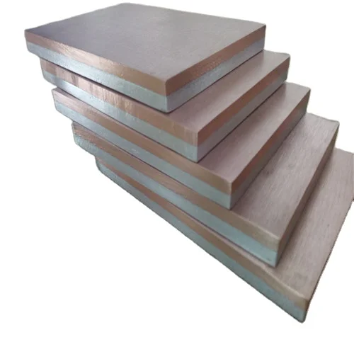 explosive welding alcu bimetal clad explosive bonding metal strip explosive alloys plate