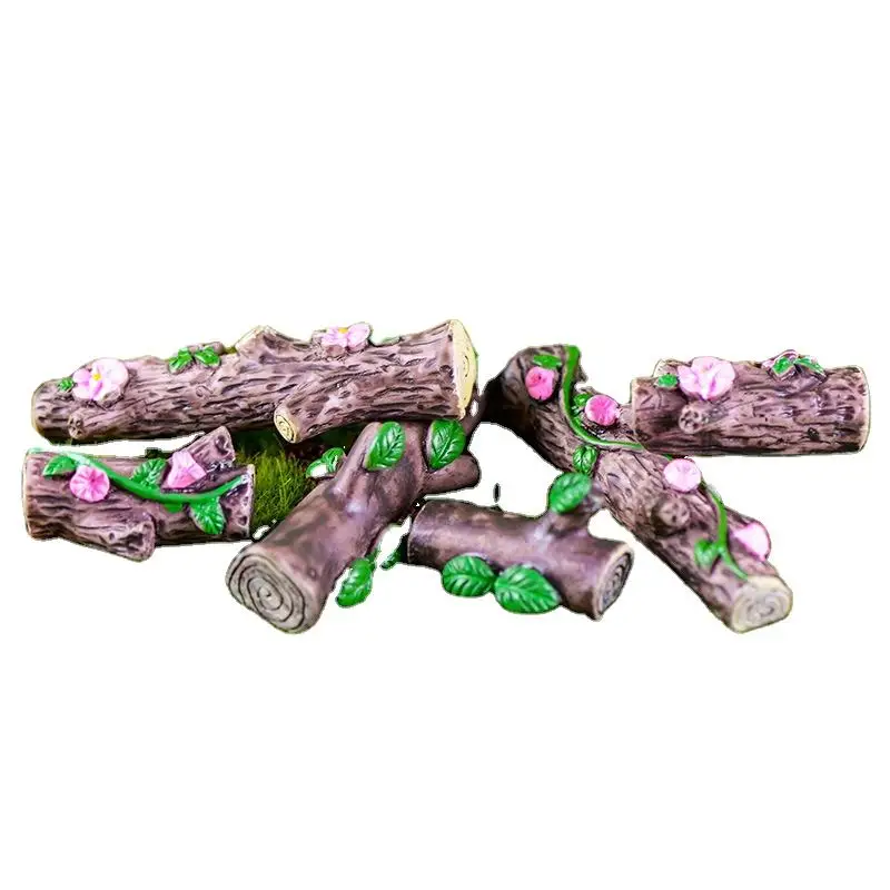 Resin Pile Stool DIY Small Accessories Moss Miniature Landscape Decorations Fairyland Garden Crafts Set Home Decoration Europe