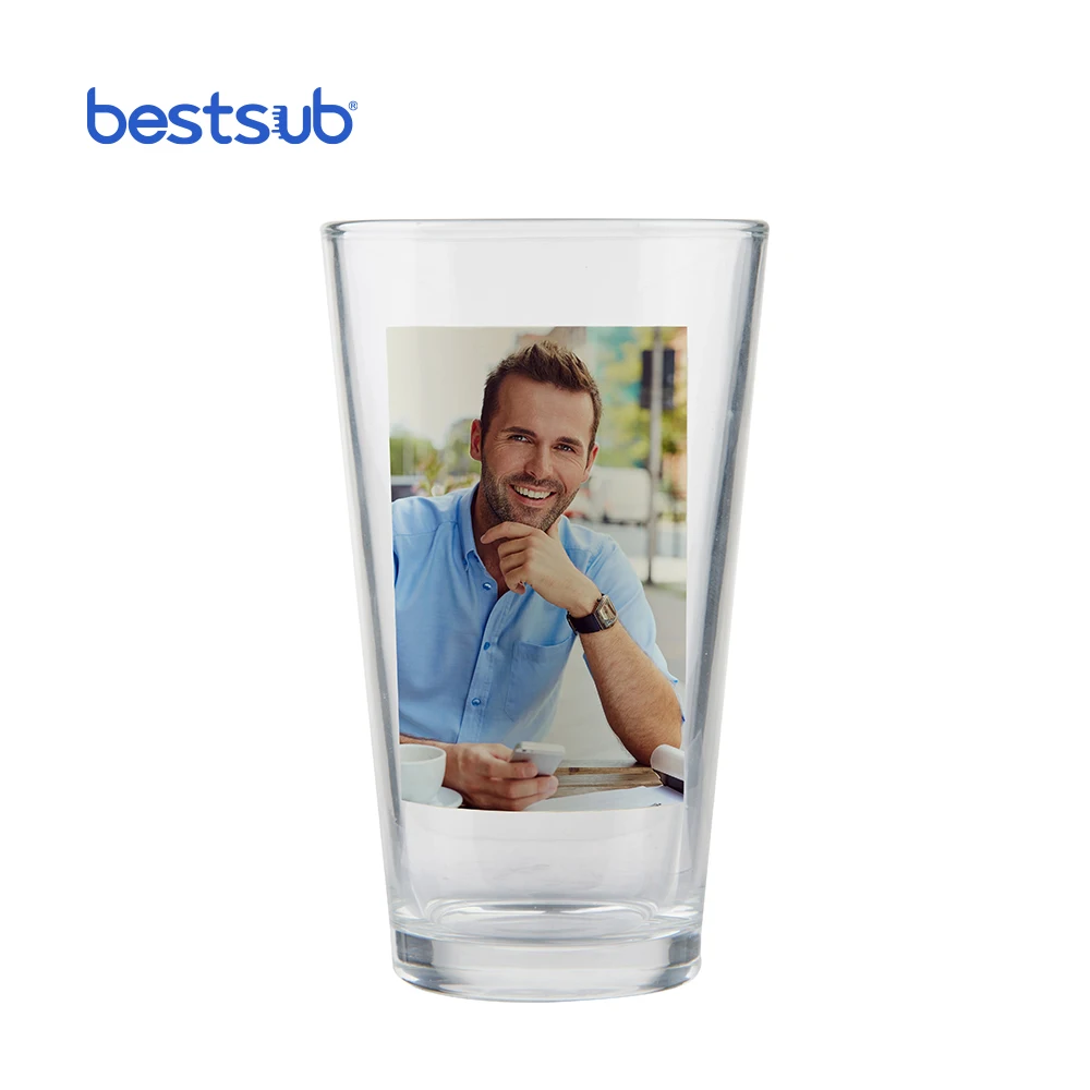 Стеклянная Кружка BestSub с сублимационной печатью