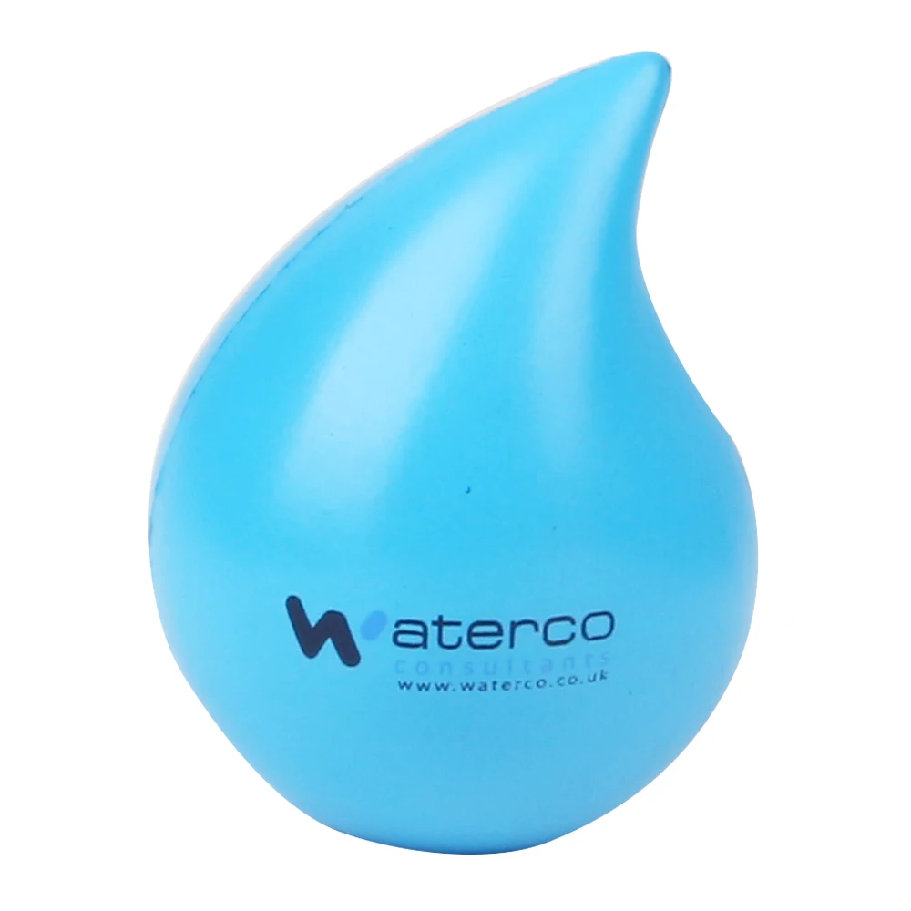 Wholesale High Quality Squishy PU Foam Water Drop Slow Rising Toy