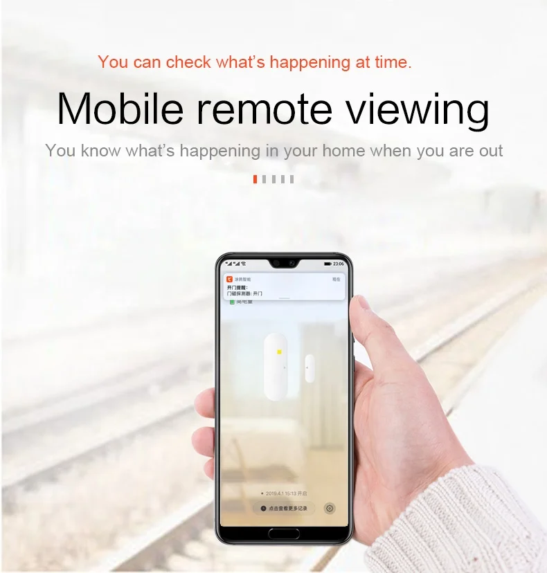 Saikiot Tuya WIFI Door Window Sensor Alarm Mobile App Control Door Sensor Detector Waterproof Home Security Window Door Sensor