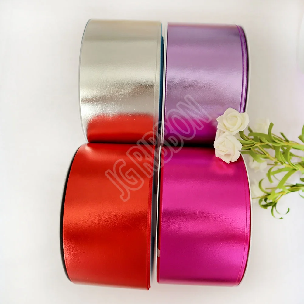 factory custom hologram foil ribbon for diy bow