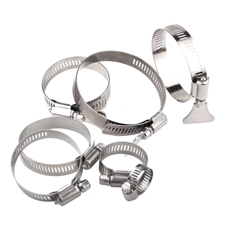 Stainless steel gas pipe clamp with handle Fastener/ Gas pipe clamp clamp/ Water pipe clamp