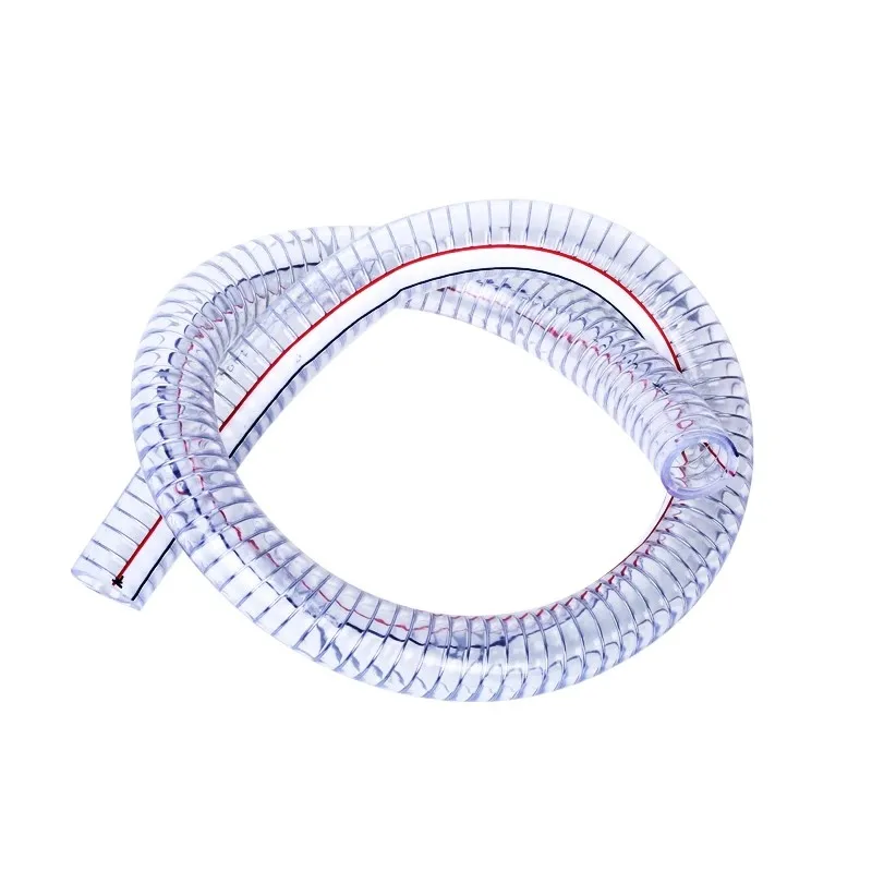 PVC steel wire hose, transparent hose, plastic pipe, thickened oil pipe, high temperature resistant water pipe, vacuum pipe