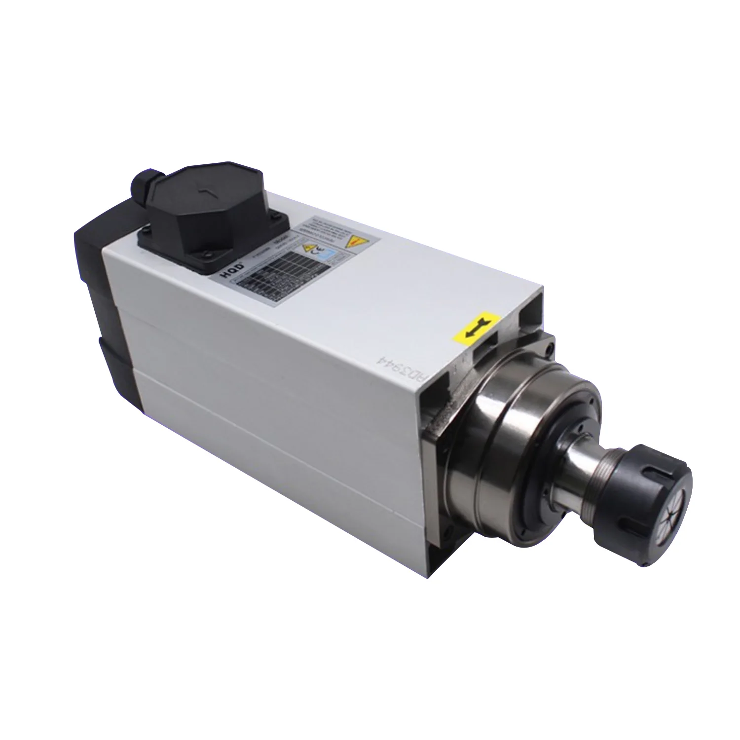 jst spindle 6kw square air cooled spindle motor 380v 18000rpm for cnc router parts