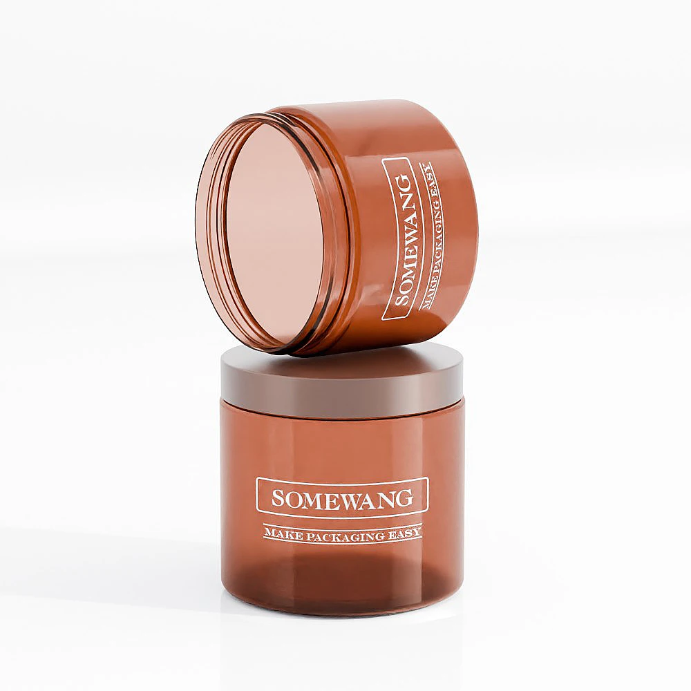 China factory wholesale 500ml food grade plastic food storage container clear pet plastic jar