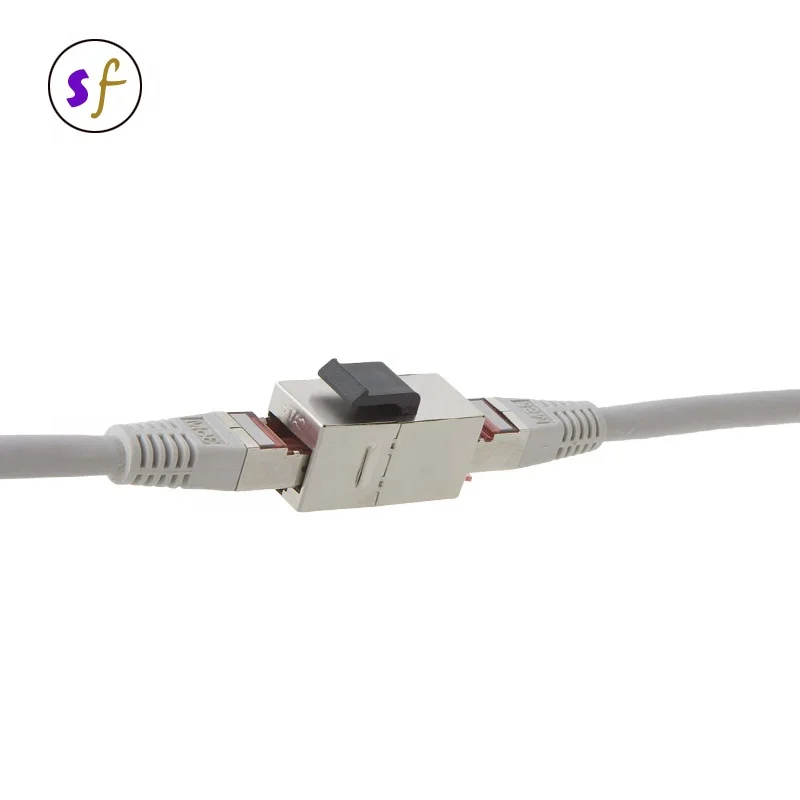 RJ45 FTP Cat6 экранированный Keystone Jack встроенный соединитель Ethernet LAN Сетевой кабель удлинитель
